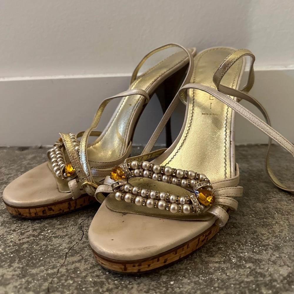 Casadei Heels, size 8.5. Made in Italy.